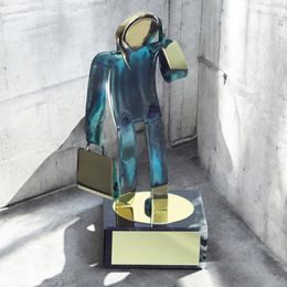 Toledo Business Person Briefcase Handmade Metal Trophy