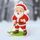 Jolly Father Christmas Golf Medal