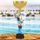 Triple Star Swimming Gold Trophy Cup