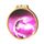 Habitat Dance Pink Glitterball Gold Eco Friendly Wooden Medal