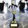 Galicia Drummer Handmade Metal Trophy