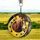 Rincon Colour Horse Riding Black Acrylic Medal