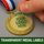 Transparent Medal Reverse Printed Logo Labels