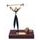 Barcelona Weightlifting Handmade Metal Trophy
