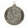 Diamond Edged Football Tackle Silver Large Medal