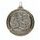 Diamond Edged Football Tackle Silver Large Medal