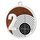 Target 2nd Place Printed Silver Shooting Medal