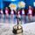 Castille Cheerleader Pom Poms Handmade Metal Trophy