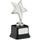 Silver Diecast Metal Plated Star Trophy