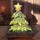 Traditional Christmas Tree Real Wood Decoration (75mm)