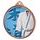 Martial Arts Kimono Colour Texture 3D Print Bronze Medal