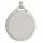 Teardrop Logo Insert Silver Brass Medal 60mm