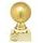 Murray Gold 3D Tennis Ball Trophy