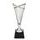 Wave Silver Plated Metal Trophy