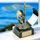 Coral Scuba Diving Handmade Metal Trophy