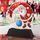 Santa Tenpin Bowling Christmas Trophy