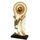 Lassie Gold Paw-print Rosette Trophy