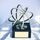 Zaragoza Basketball Handmade Metal Trophy