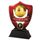 Red Managers Player Football Shield Trophy