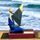 Barcelona Windsurfing Handmade Metal Trophy