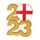 England Flag Acrylic 2023 Medal