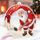 Snowy Father Christmas Ice Hockey Medal