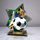 Liano Metal & Acrylic Star Football Trophy
