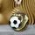 Rincon Classic Football Boot Black Acrylic Medal