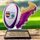 Edison Rugby Ball & Boot Custom Logo Trophy