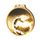 Habitat Classic Dance Glitterball Gold Eco Friendly Wooden Medal