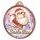 Santa Run (Pink) Christmas 3D Texture Print Full Colour 55mm Medal - Bronze