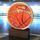 Holt Colour Basketball Real Wood Trophy