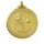 Diamond Edged Football Striker Large Gold Medal