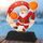 Santa Cheerleader Christmas Trophy