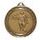 Diamond Edged Football Player Large Bronze Medal