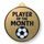Quantum Football Player of the Month Stainless Steel Medal