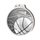 Habitat Classic Basketball Silver Eco Friendly Wooden Medal