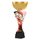 Triple Star Martial Arts Fist Gold Trophy Cup