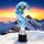 Aspen Downhill Skiing Snowflake Trophy