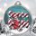 Chestnut Santa Run Texture Print Full Colour Medal