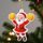 Jolly Santa Cheerleader Christmas Bauble