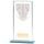 Millennium Jade Glass Dominoes Trophy