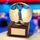 Cirat Tenpin Bowling Handmade Metal Trophy