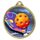 Pickleball Colour Texture 3D Print Gold Medal