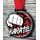 Giant Karate Black Acrylic Medal