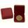 Deluxe Leatherette Medal Box Red 52mm