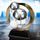 Onyx Stainless Steel Petanque Trophy