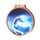 Habitat Dance Blue Glitterball Bronze Eco Friendly Wooden Medal