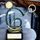 Bilbao Tennis Player Handmade Metal Trophy