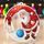 Snowy Father Christmas Tenpin Bowling Medal